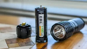 Flashlight and extra batteries